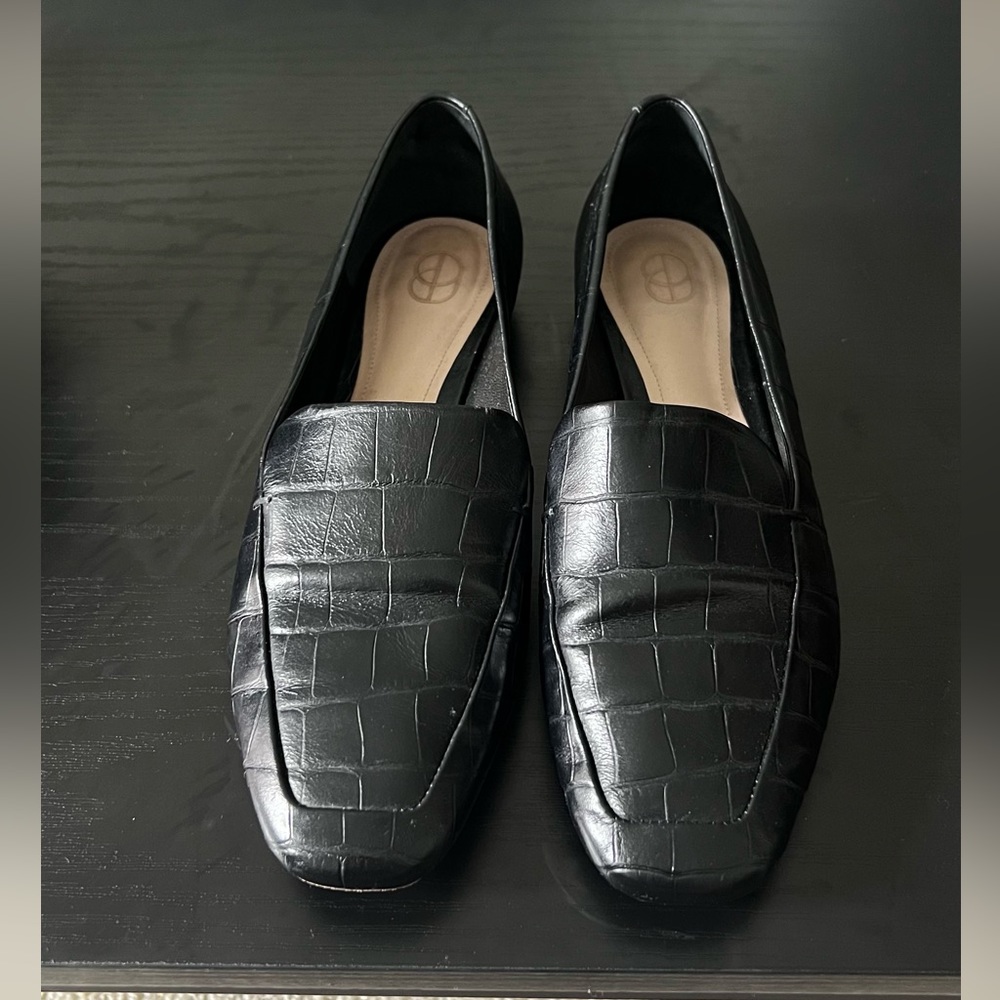 Porte & Paire Croc Effect Loafers